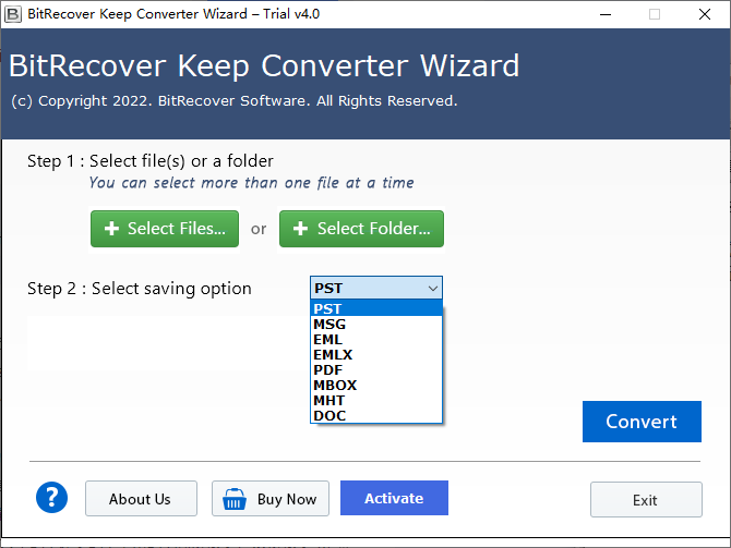 BitRecover Keep Converter Wizard(Google Keep文件转换软件)