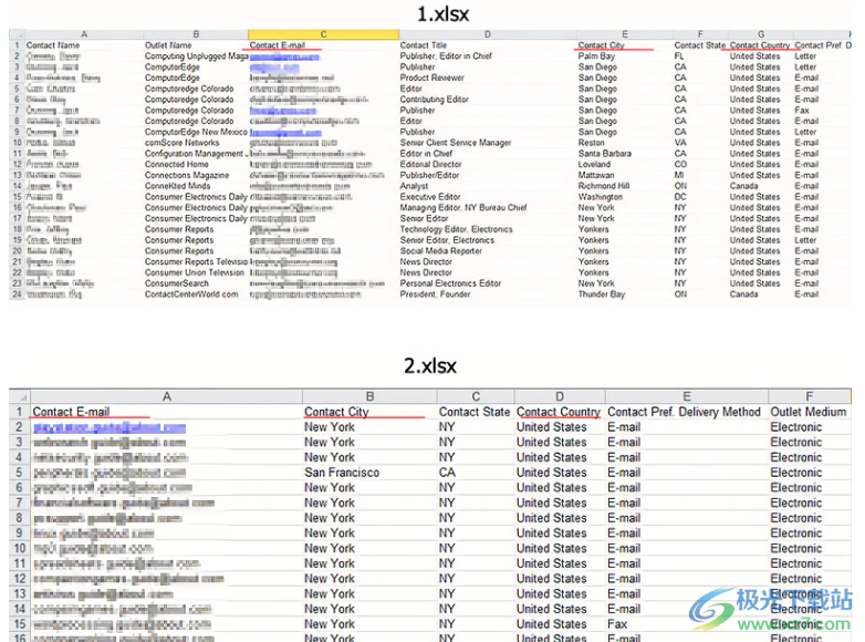 Excel Column Extractor(Excel列提取合并器)