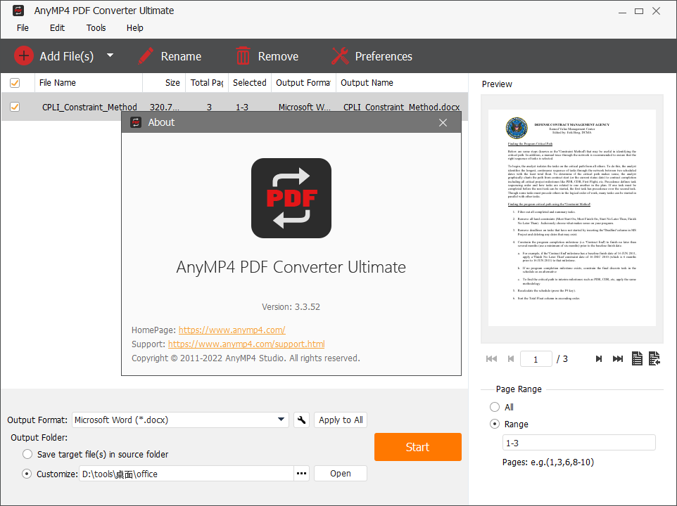 AnyMP4 PDF Converter Ultimate(PDF转换器)(1)