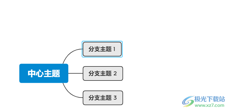 ​xmind在外框中填写文字的教程