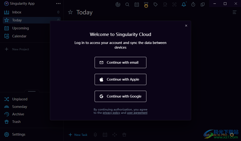 Singularity APP(待办事项管理软件)