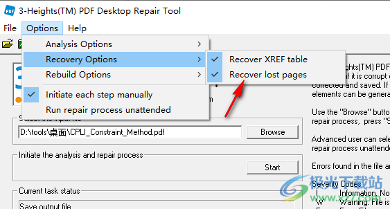 3 Heights PDF Desktop Repair Tool(PDF文档修复工具)