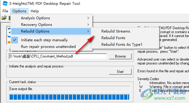 3 Heights PDF Desktop Repair Tool(PDF文档修复工具)