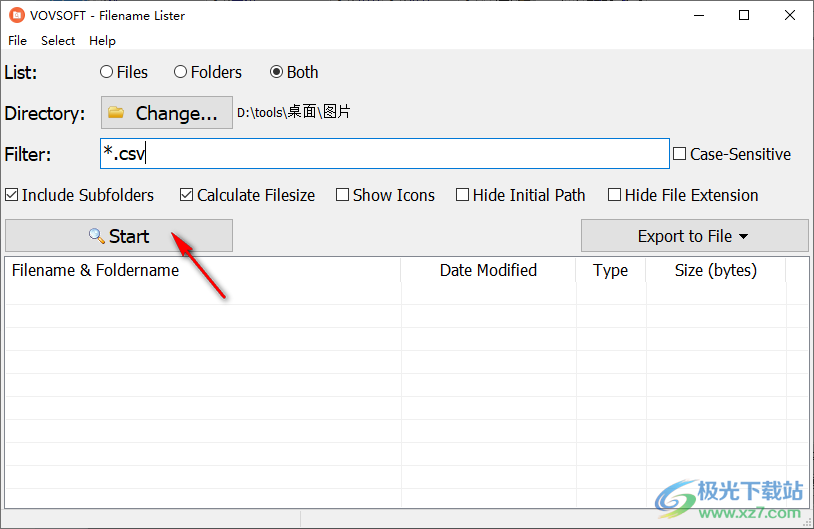 Filename Lister(文件名字提取)