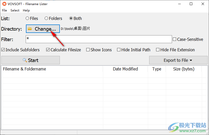 Filename Lister(文件名字提取)