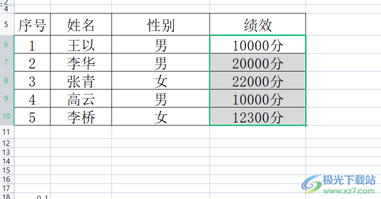 ​wps快速给数字添加单位的教程