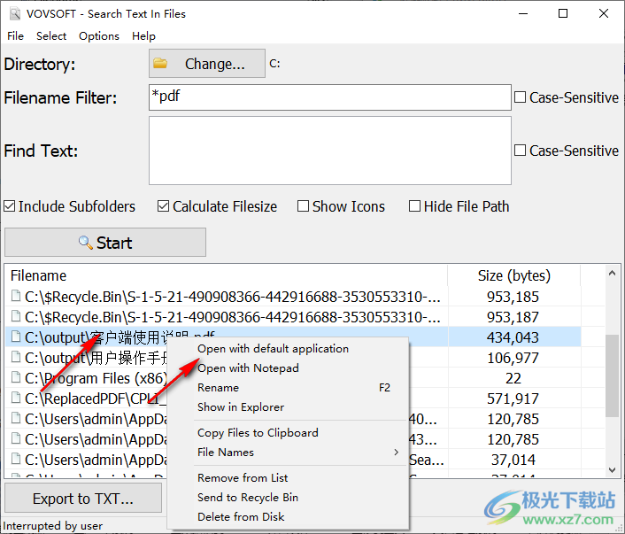 Search Text in Files(文件搜索查找工具)