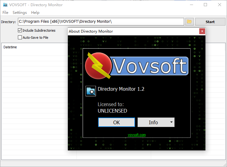 VovSoft Directory Monitor(文件夹监视软件)(1)