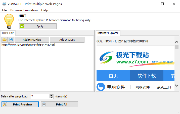 Print Multiple Web Pages(页面打印软件)(1)