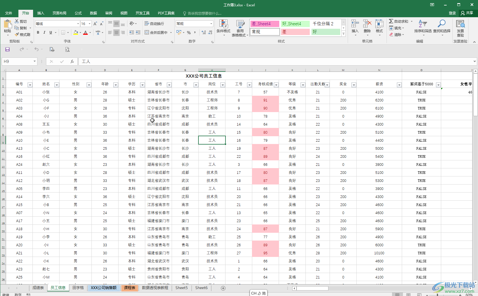 Excel表格加密码的方法教程