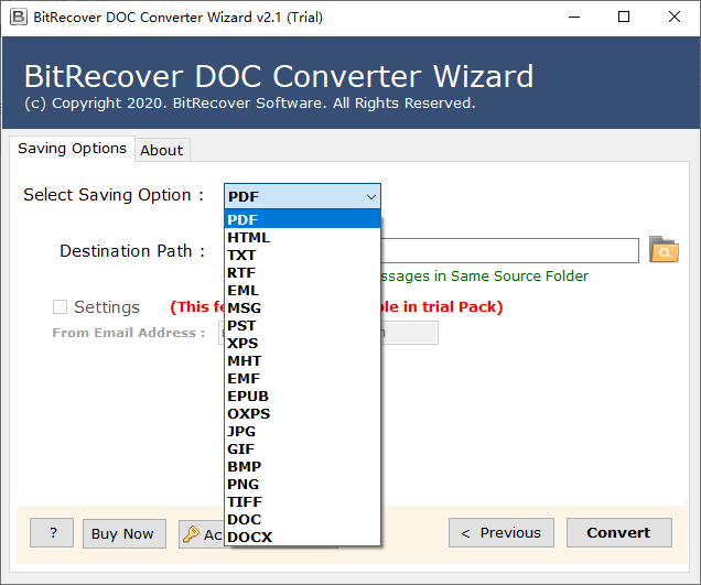 BitRecover DOC Converter Wizard(DOC转换软件)(1)