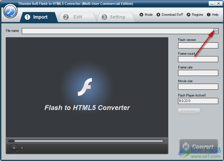 ThunderSoft Flash to HTML5 Converter(swf转换H5视频)