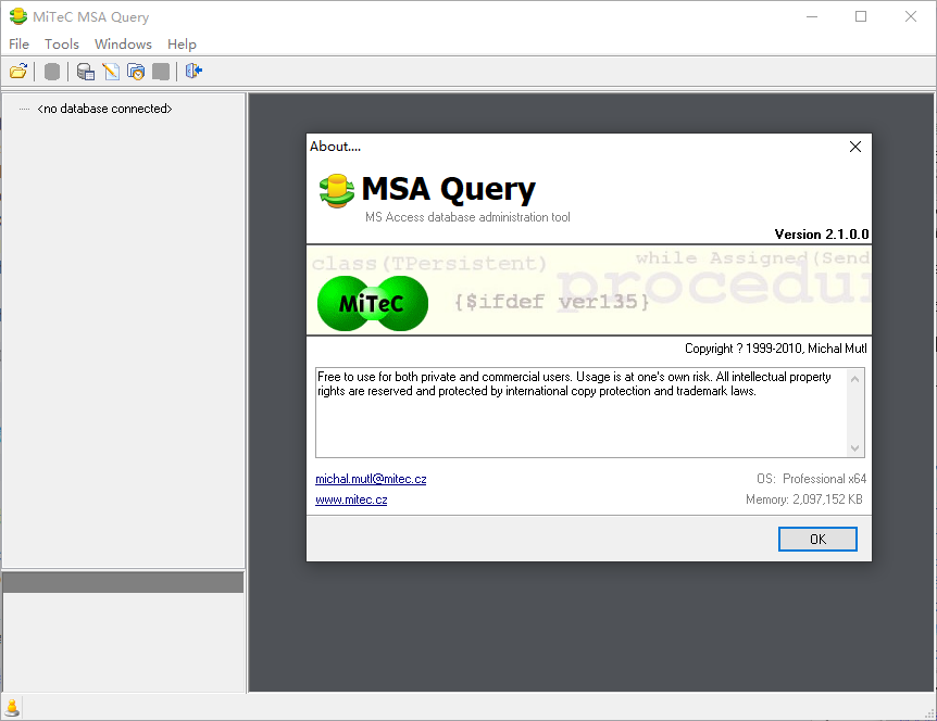 MiTeC MSA Query(MSA查询工具)