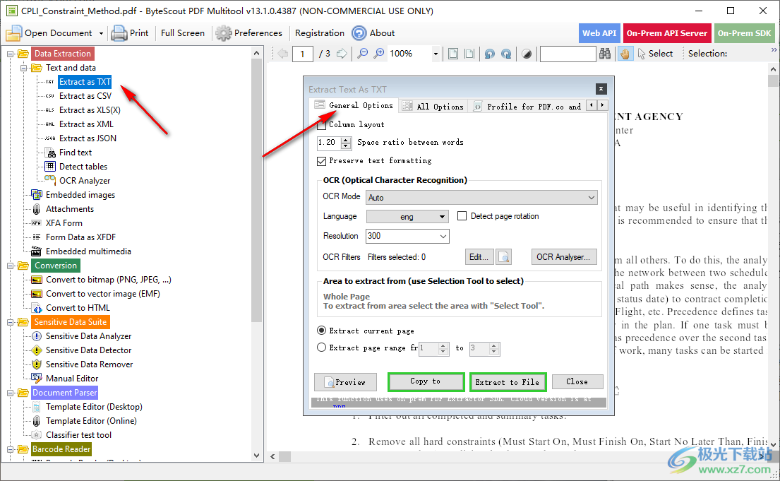 ByteScout PDF Multitool(PDF数据文本提取器)