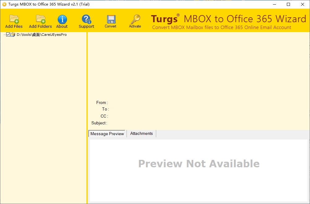 Turgs MBOX to Office 365 Wizard(MBOX到Office 365转换工具)(1)