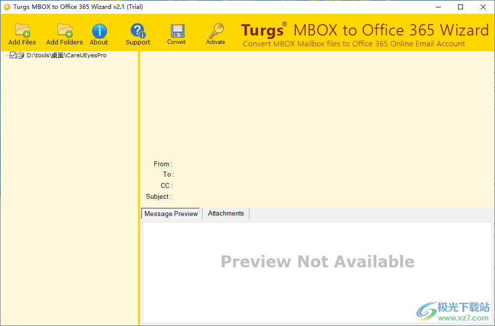 Turgs MBOX to Office 365 Wizard(MBOX到Office 365转换工具)