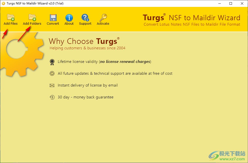 Turgs NSF to Maildir Wizard(NSF转Maildir转换工具)