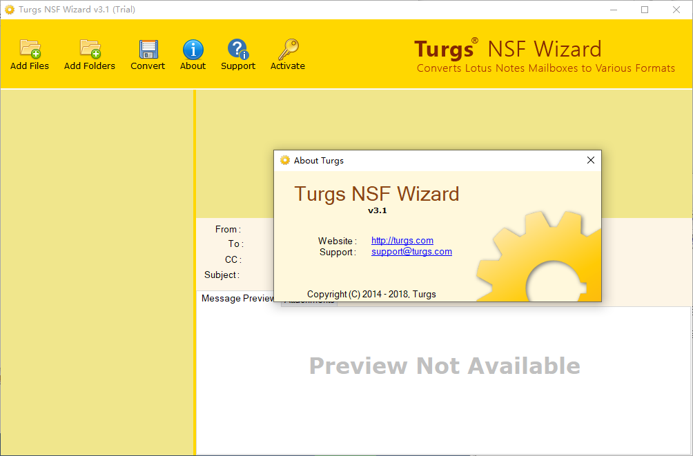 Turgs NSF Wizard(NSF文件转换工具)