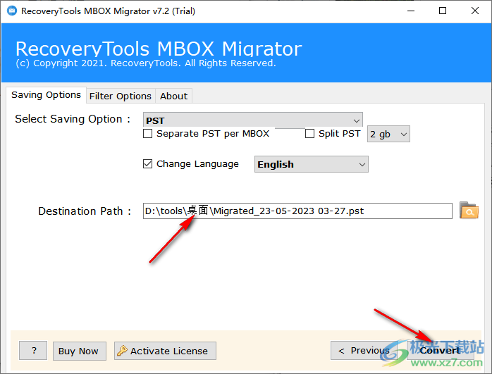 RecoveryTools MBOX Migrator(MBOX转换器工具)