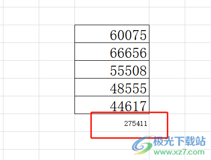 ​excel竖列求和的教程