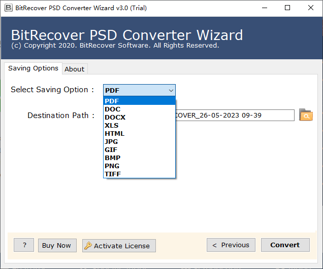 BitRecover PSD Converter Wizard(PSD转换器)(1)