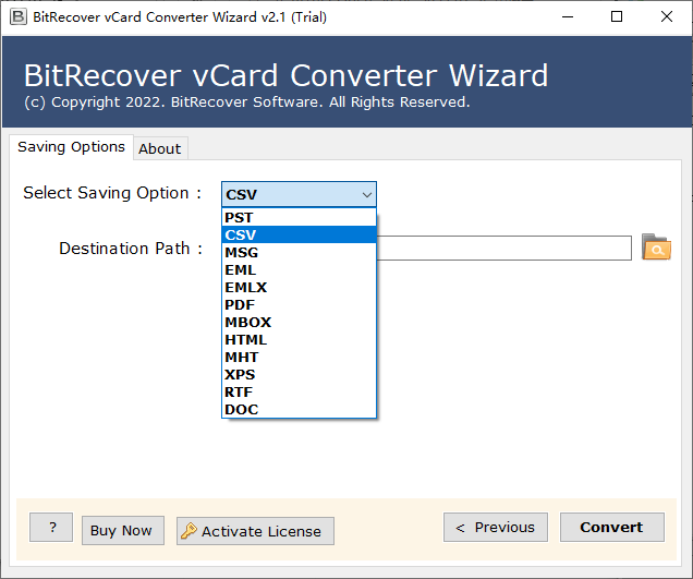 BitRecover vCard Converter Wizard(vCard文件转换器工具)(1)