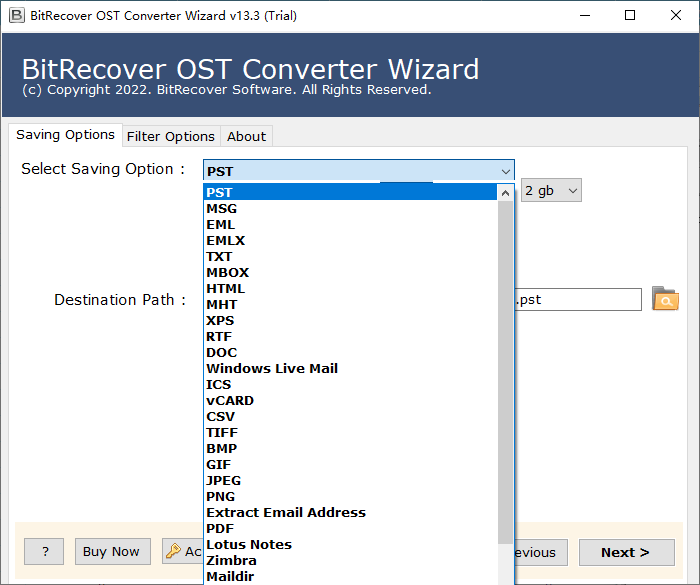 BitRecover OST Converter Wizard(郵件轉換)(1)