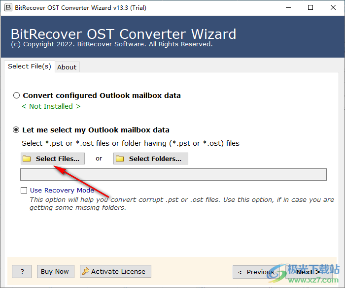 BitRecover OST Converter Wizard(郵件轉換)