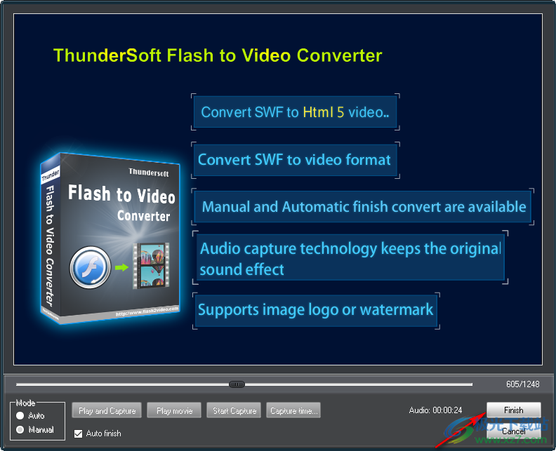 ThunderSoft Flash to MP3 Converter(swf转换MP3)