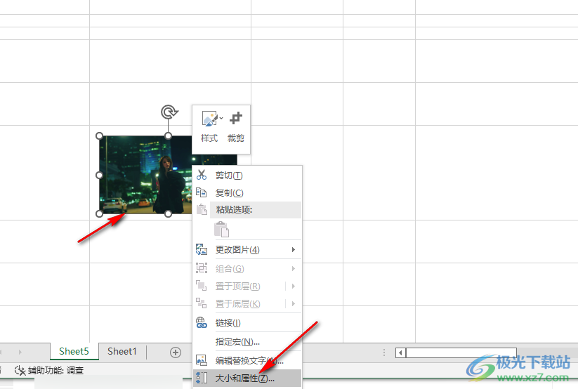 Excel设置固定图片大小的方法