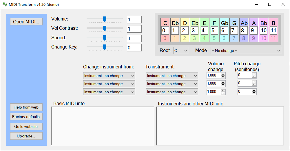 MIDI Transform(乐器数字接口转换器)(1)