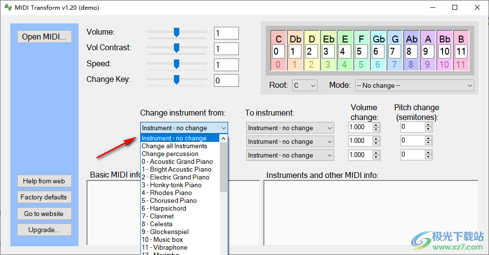 MIDI Transform(乐器数字接口转换器)