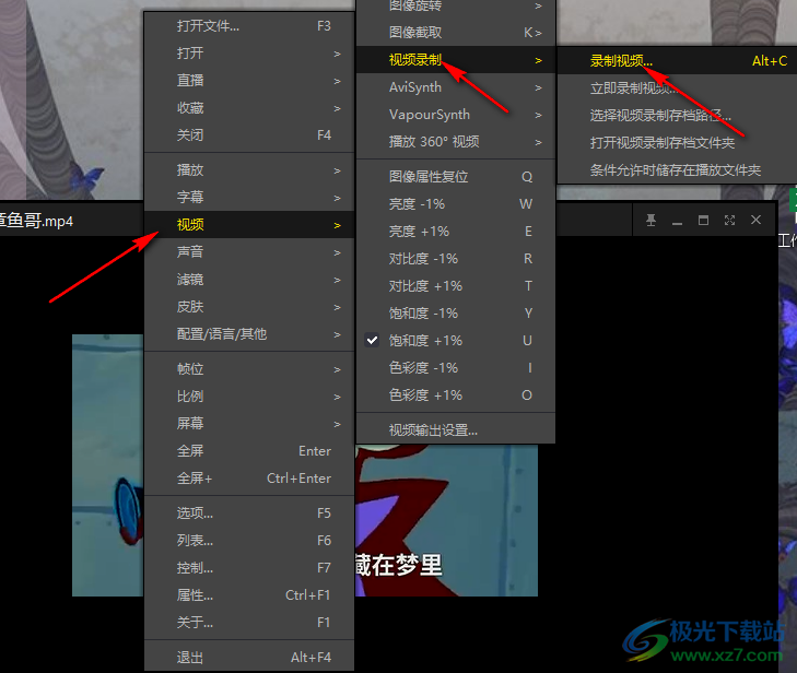 PotPlayer截取视频片段的方法