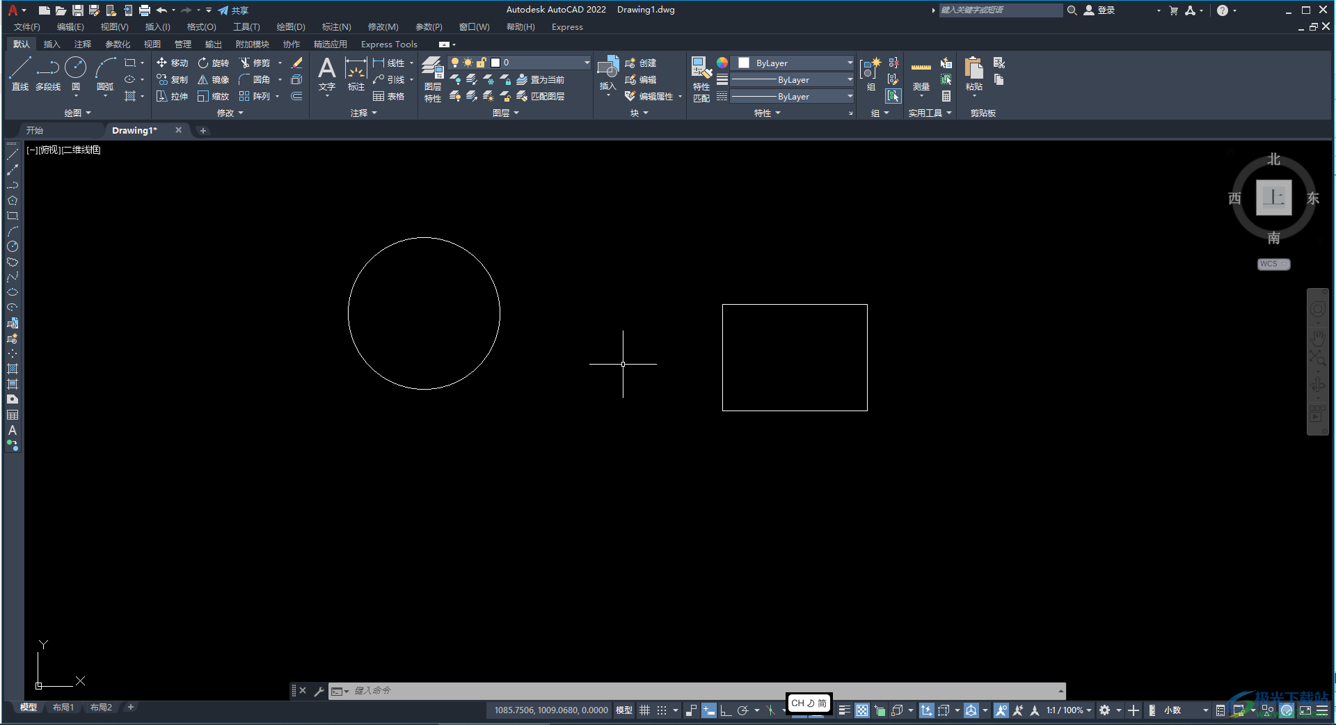 AutoCAD中打开图层面板窗口的方法教程