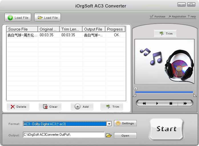 iOrgSoft AC3 Converter(音频格式转换工具)(1)