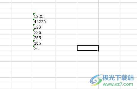 ​excel批量忽略表格中的所有数据错误的教程