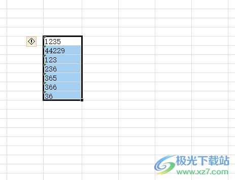 ​excel批量忽略表格中的所有数据错误的教程