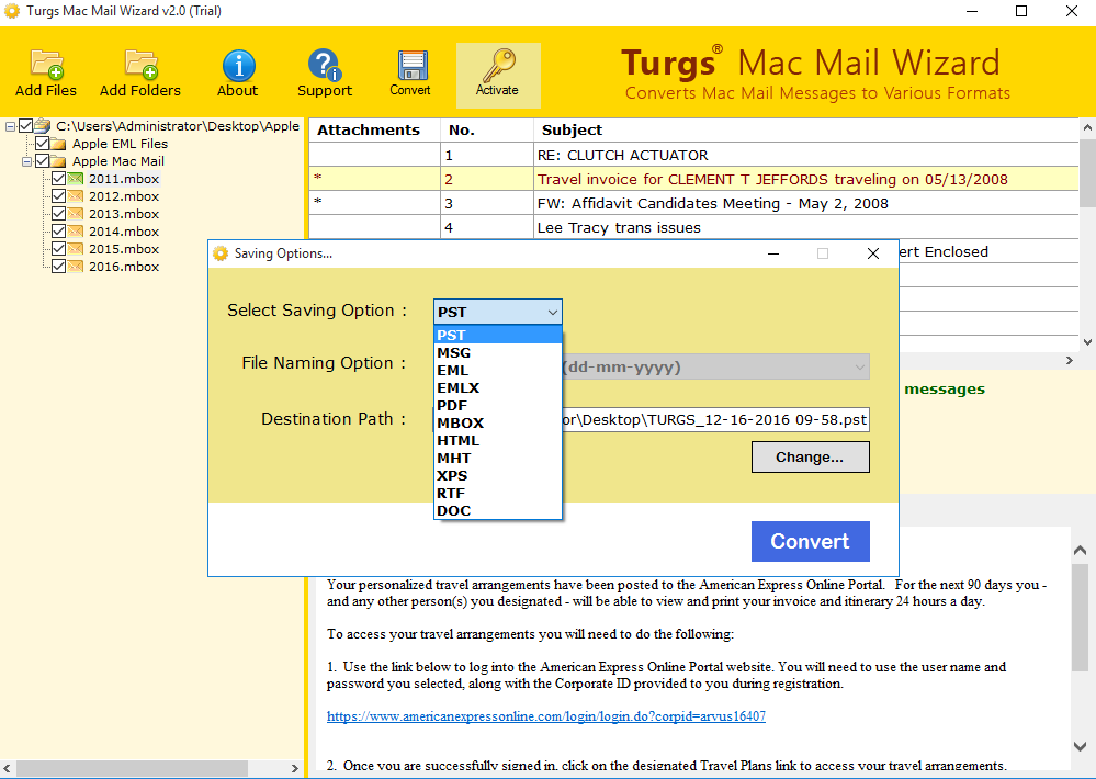 Turgs Mac Mail Wizard(Mac邮件迁移工具)(1)