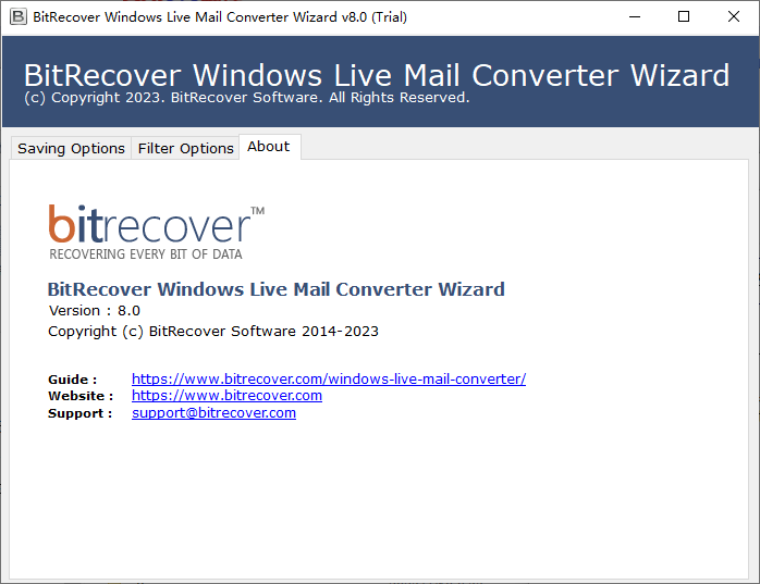 BitRecover Windows Live Mail Converter Wizard(郵件轉換工具)(1)