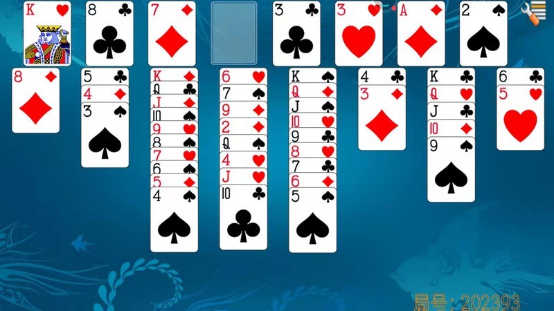 扑克牌空当接龙(3)