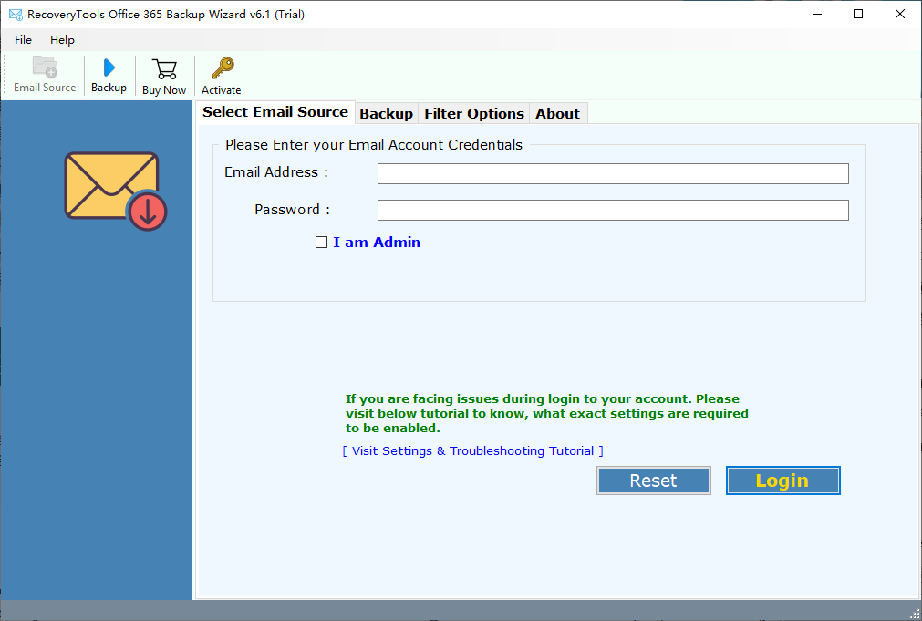 RecoveryTools Office 365 Backup Wizard(電子郵件備份工具)(1)