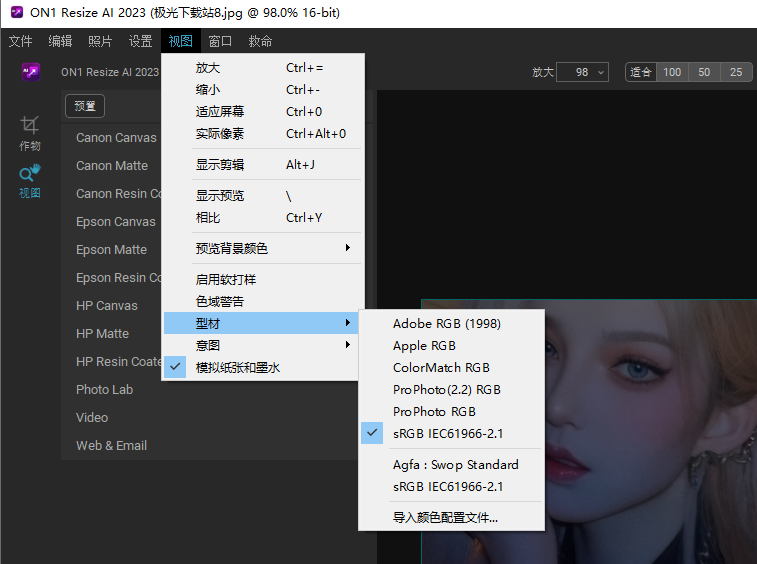 ON1 Resize Ai 2023(照片放大软件)(1)