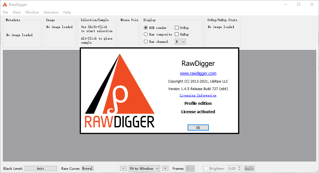 RawDigger(RAW图像查看工具)(1)