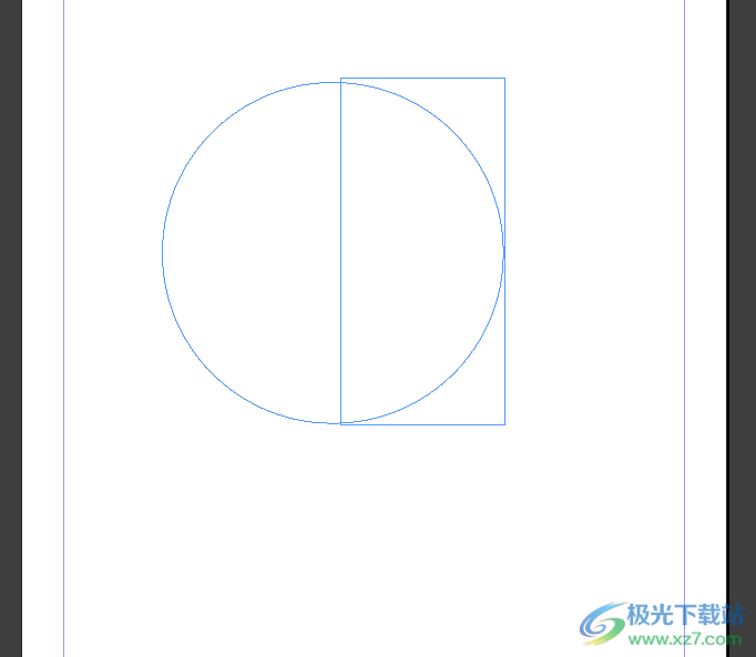 ​InDesign画出半圆形状的教程