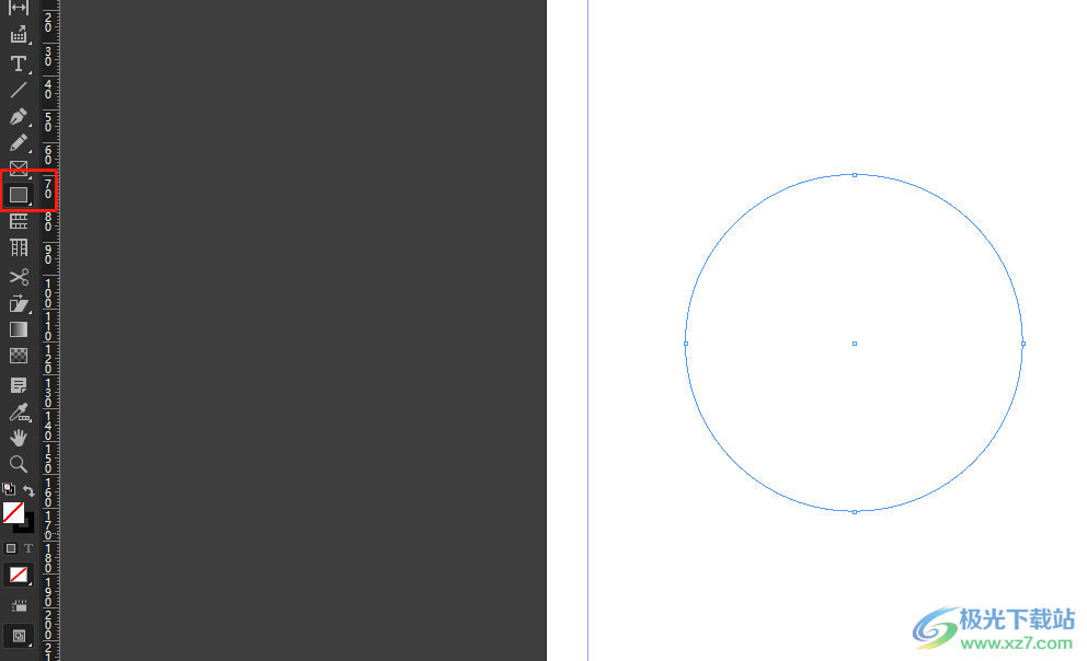 ​InDesign画出半圆形状的教程