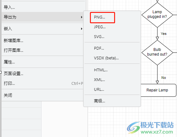 Draw.io导出清晰的图片教程