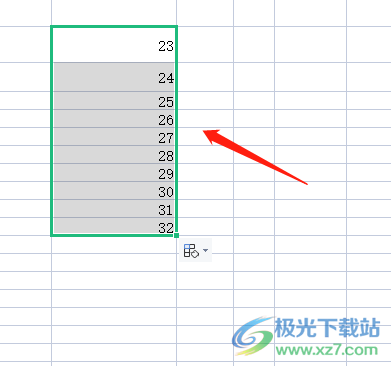 ​wps表格将一列中的内容变一样的教程