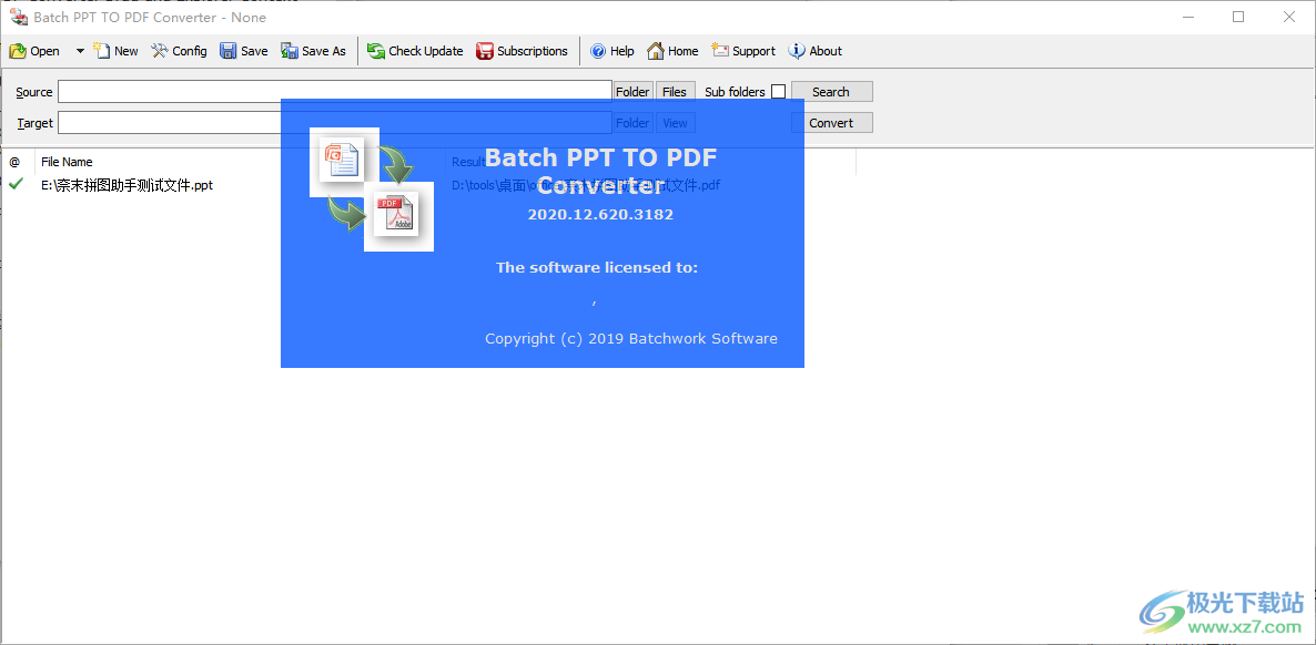 Batch PPT TO PDF Converter(PPT转PDF批量转换器)