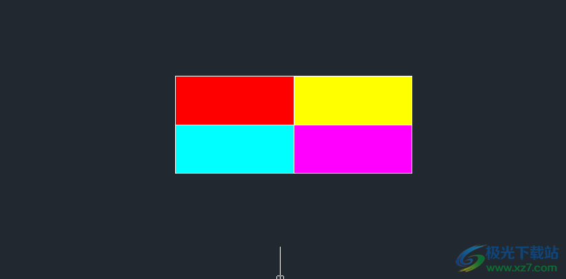 ​中望cad给图形的不同区域填充上不同的颜色的教程