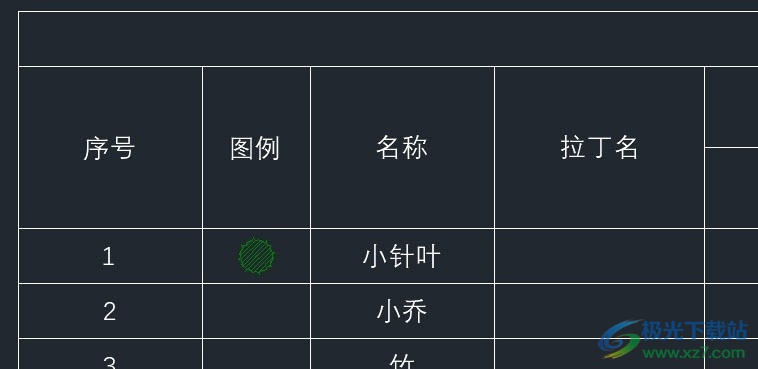 中望cad将图块插入表格中的教程